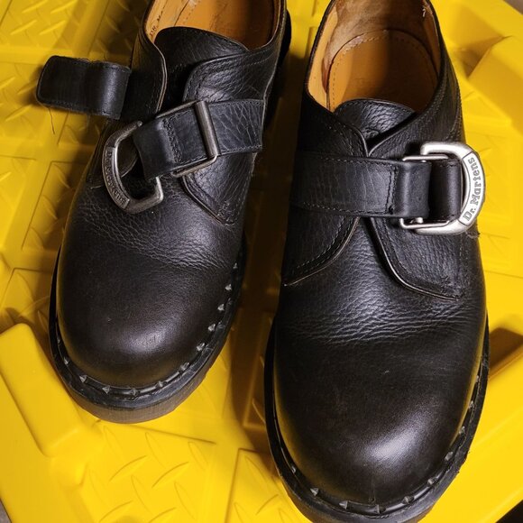 90's vintage Dr. Martens B314 Platform Oxfords Monk Strap - Picture 1 of 14